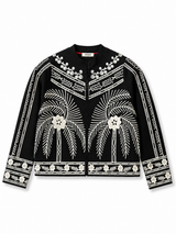 Embroidery Stand Neck Jacket