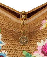 Etro Mini Vela Raffia Bag