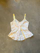 Vintage Baby Doll Top with Ribbon Details