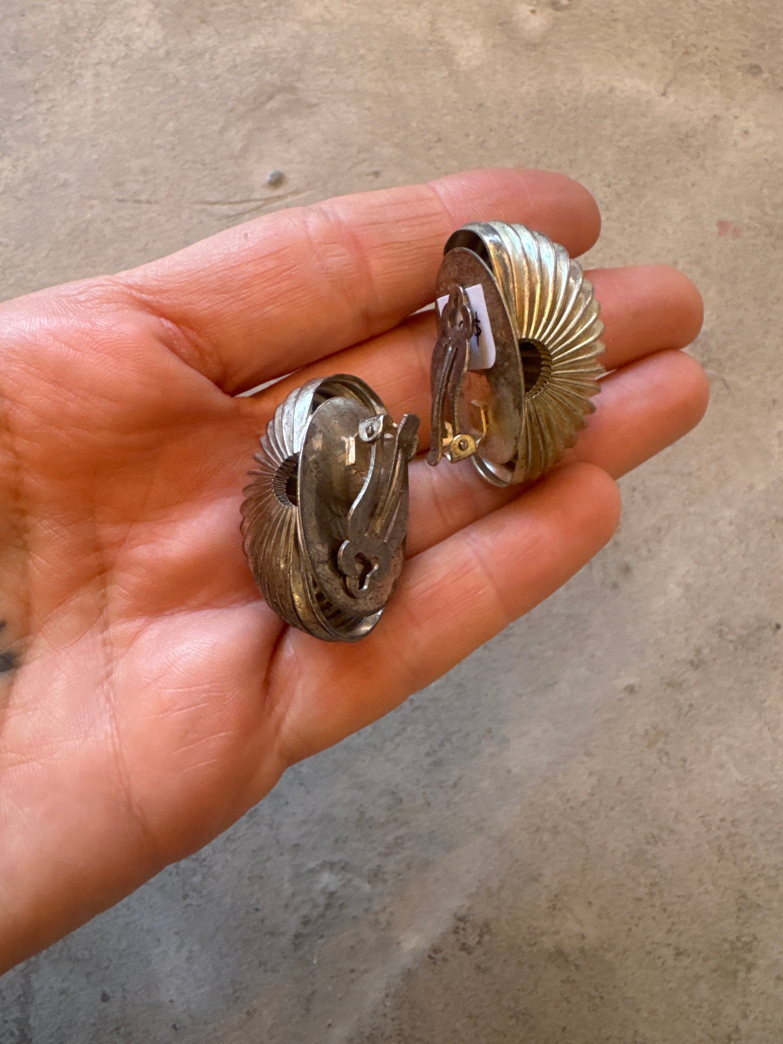 Shell Earrings Silver