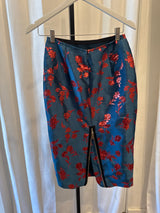 Brocade Pencil Skirt