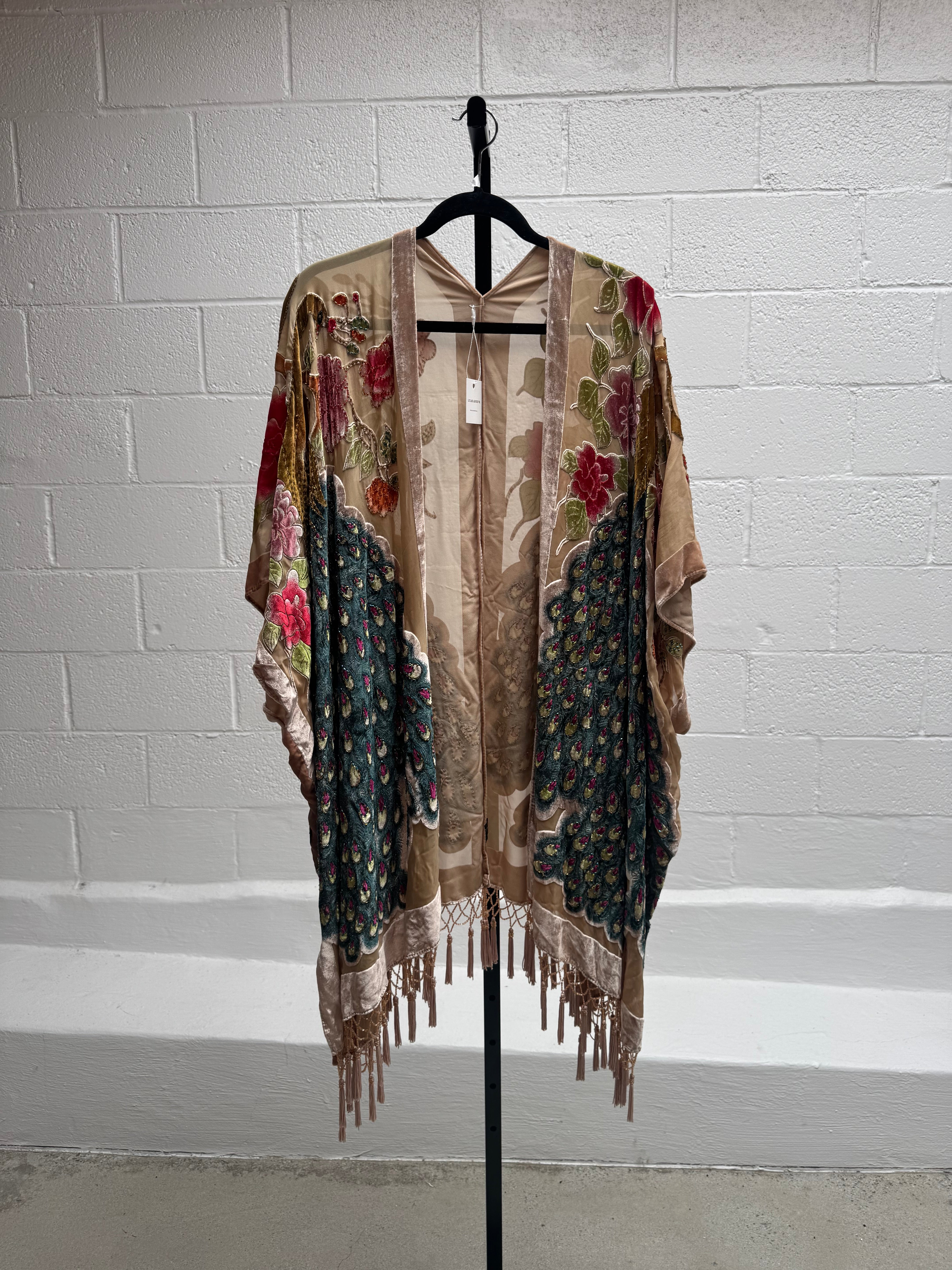 Hippy Peacock Poncho