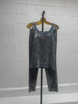 2010 Silver Sequin Distressed Set