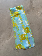 Vintage Blue Yellow Scarf