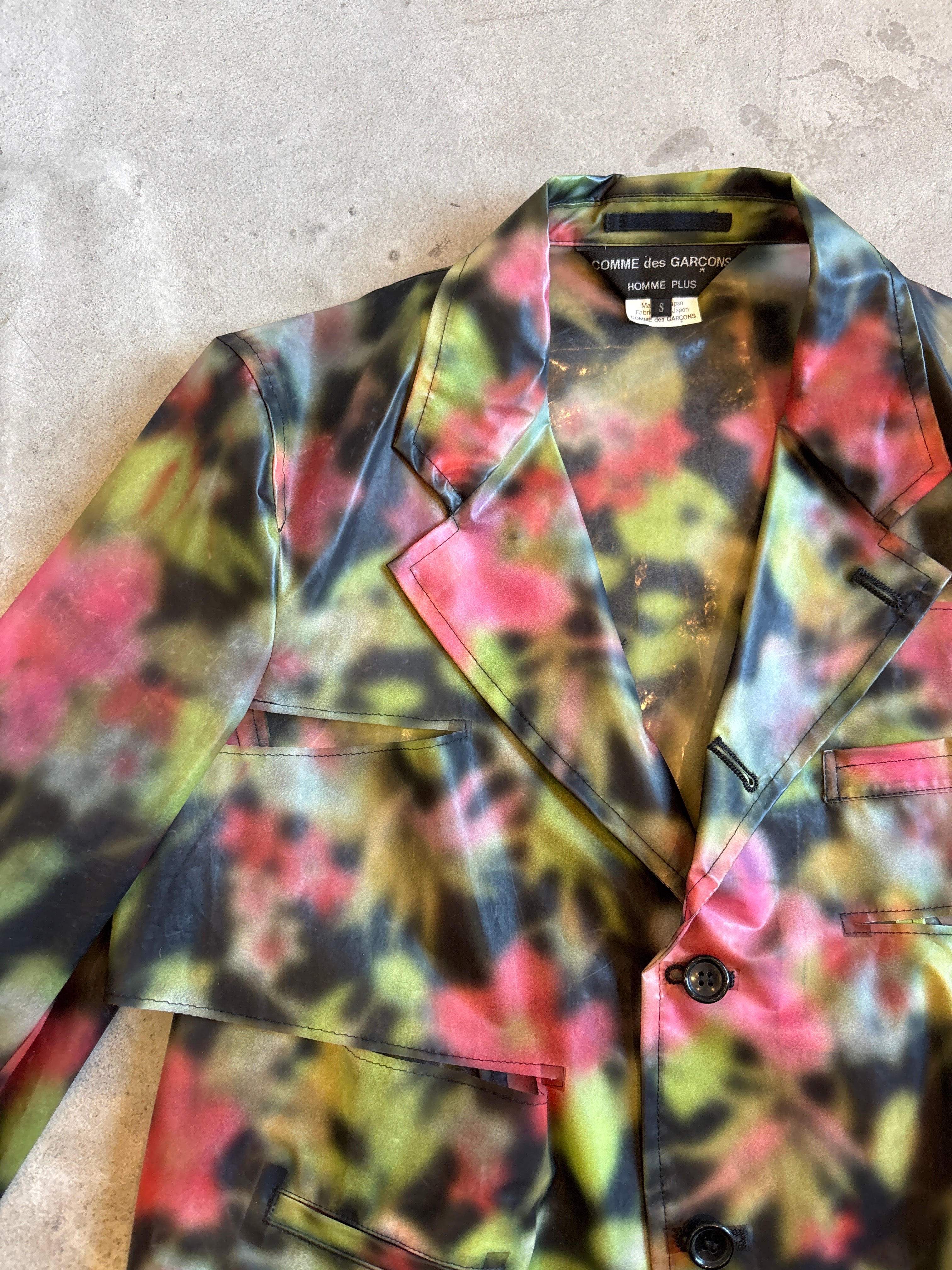 Comme Des Garçon Floral Coat