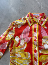 Pucci Cotton Vintage Printed Blouse