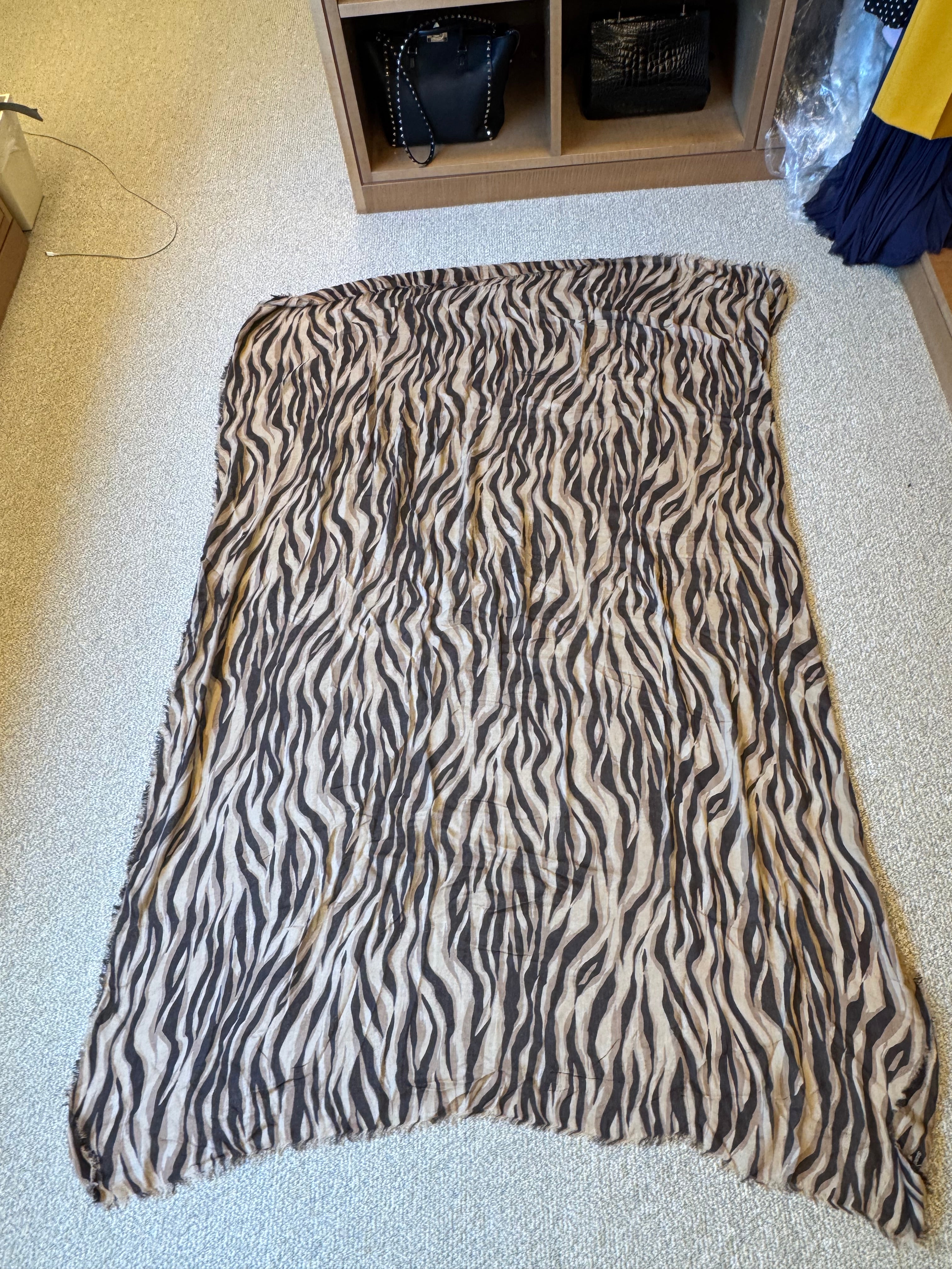 Zebra Silk Scarf