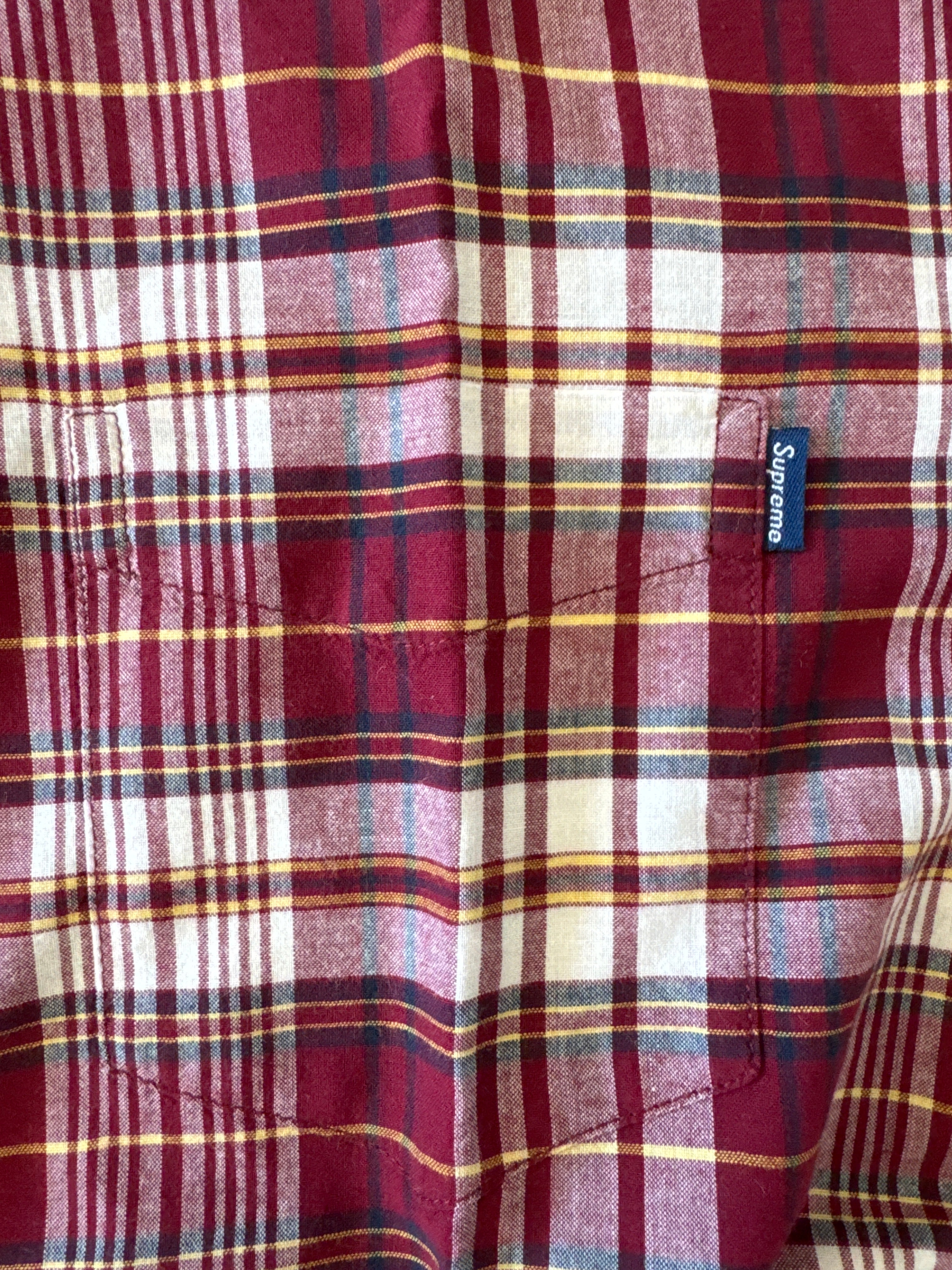 Supreme checkered shirt