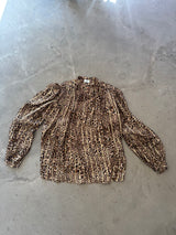 Leopard Silk Blouse FW 22