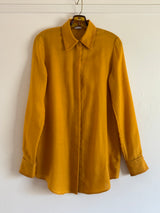 Orange Shirt with Embroidery Detail