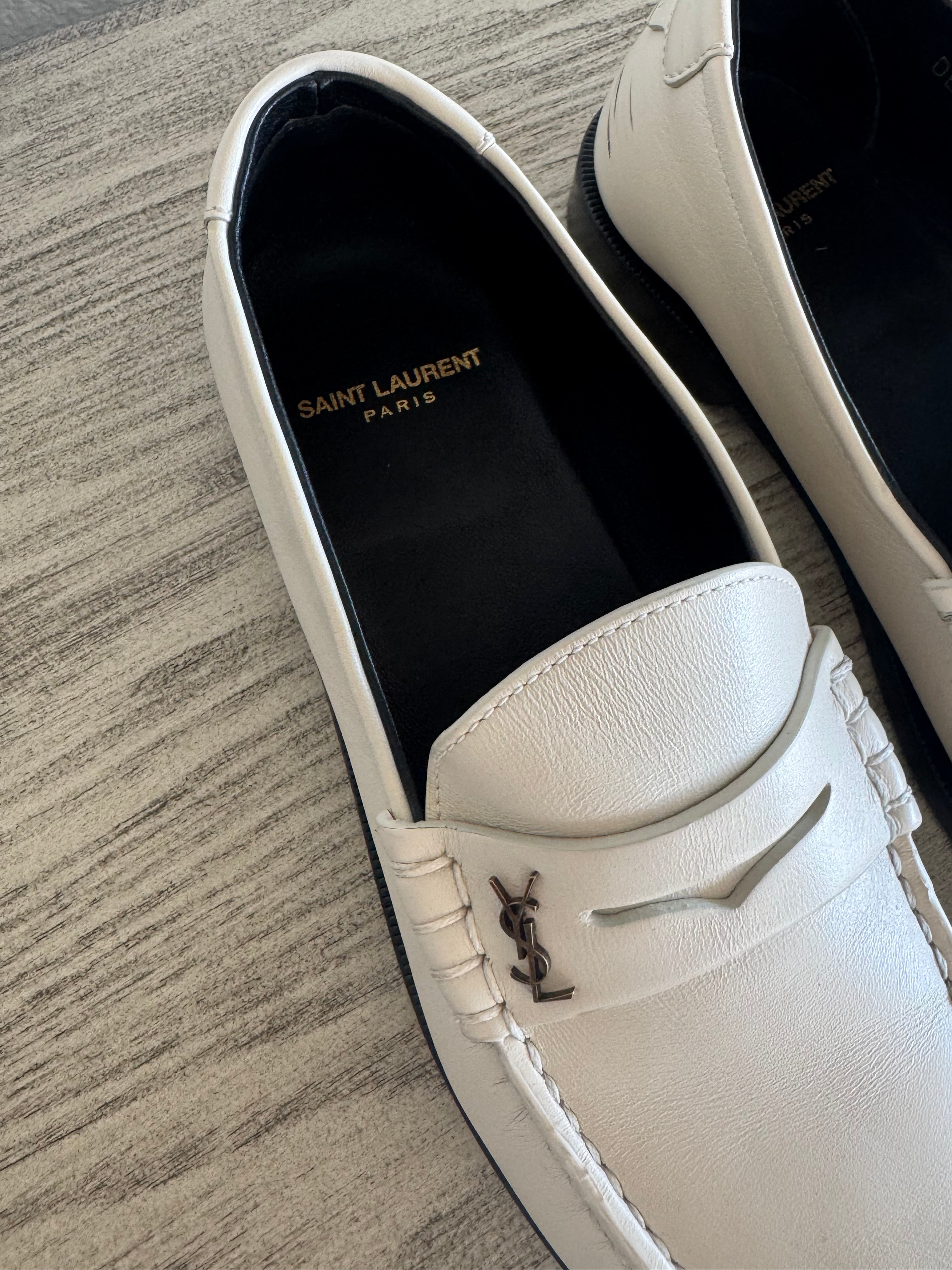 Le Leather YSL Penny Loafers
