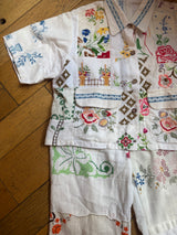 Vintage Hand Embroidered Set