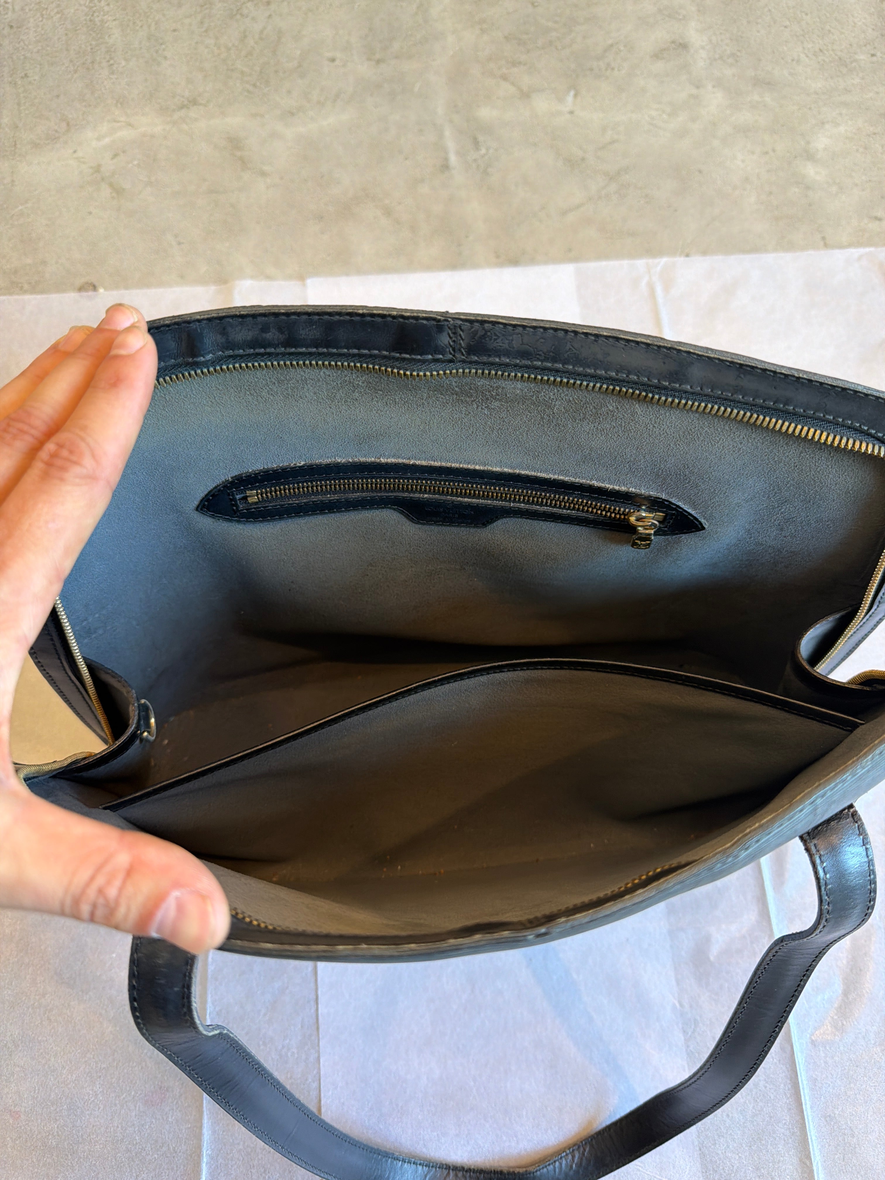 Epi Leather Lussac Vintage Handbag