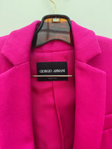Tuxedo Hot Pink Wool Suit