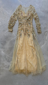 Gold Embellished Gown