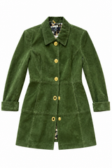 Vintage Green Suede Jacket