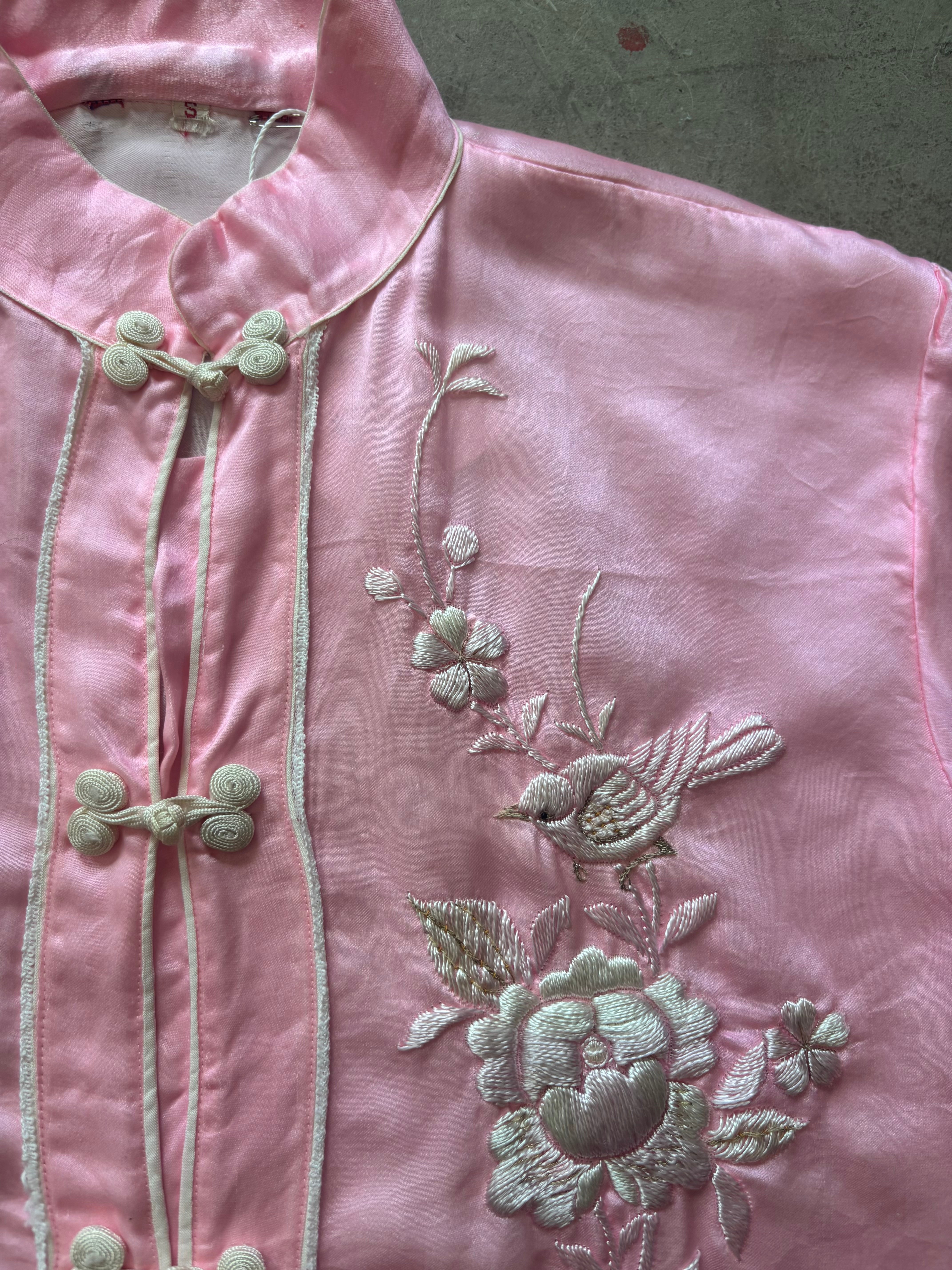 Silk Vintage Jacket with Embroidery