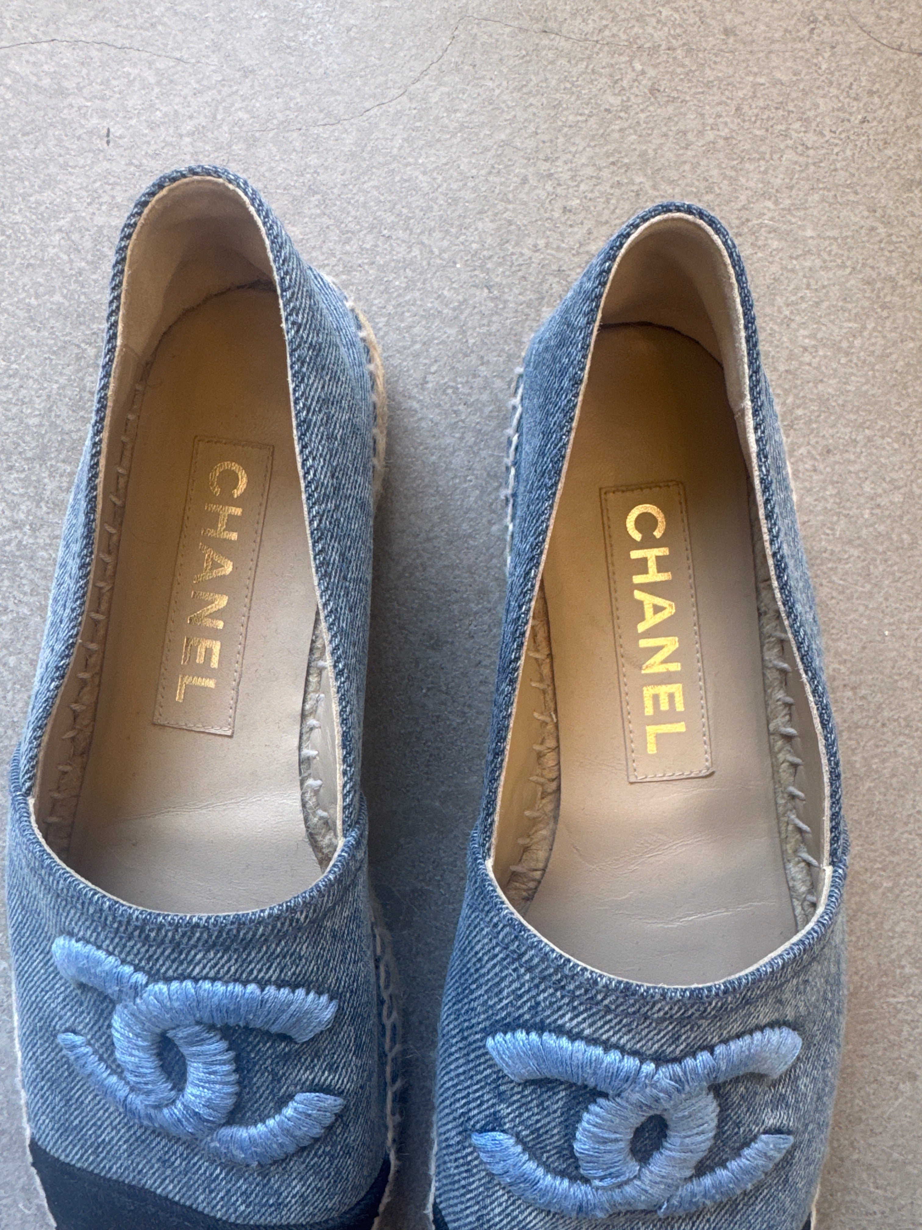 Blue Denim Espadrilles