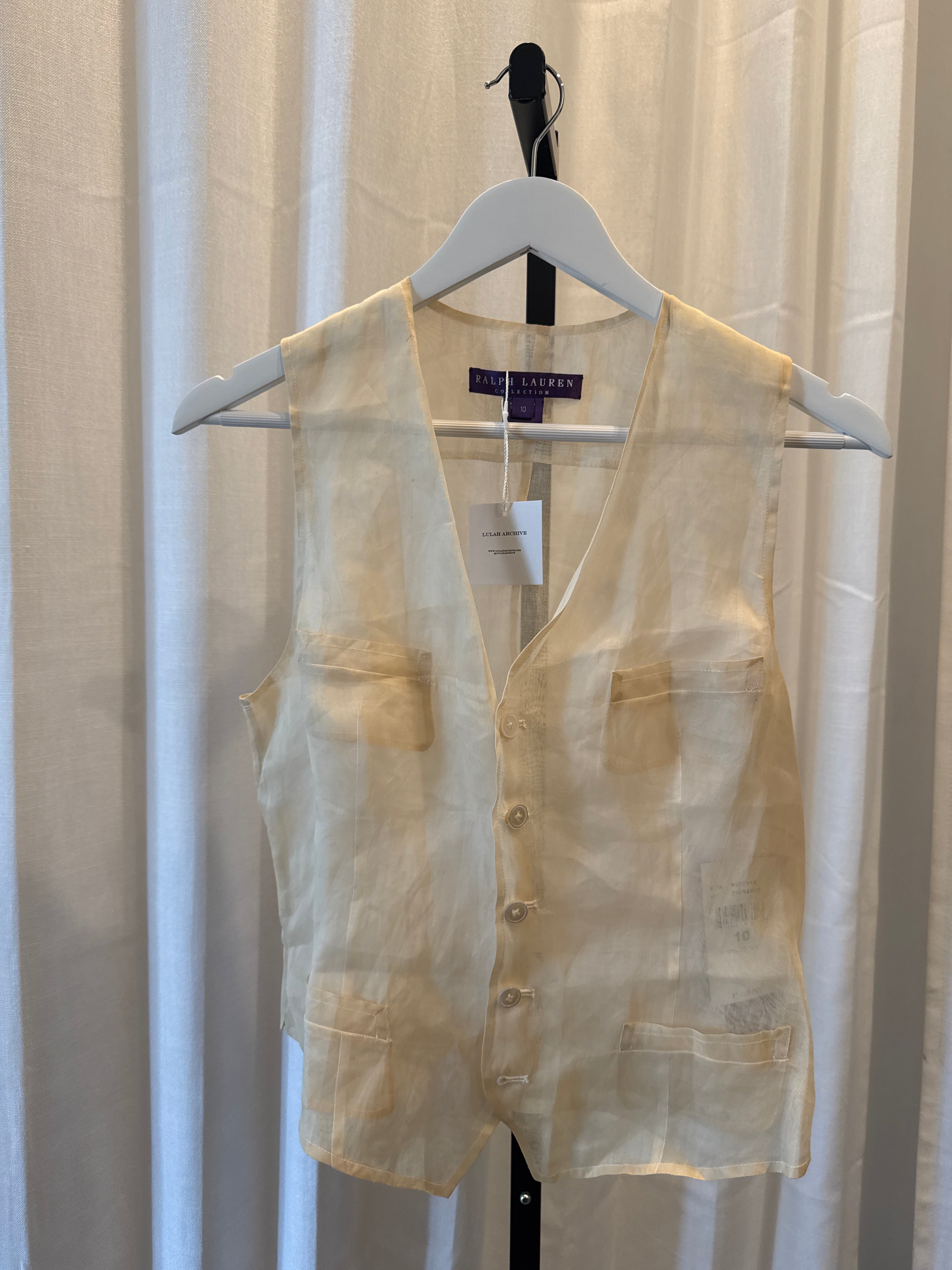 Organza Vest • Purple Lable
