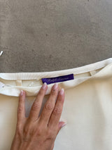 White Polo Mini Skirt