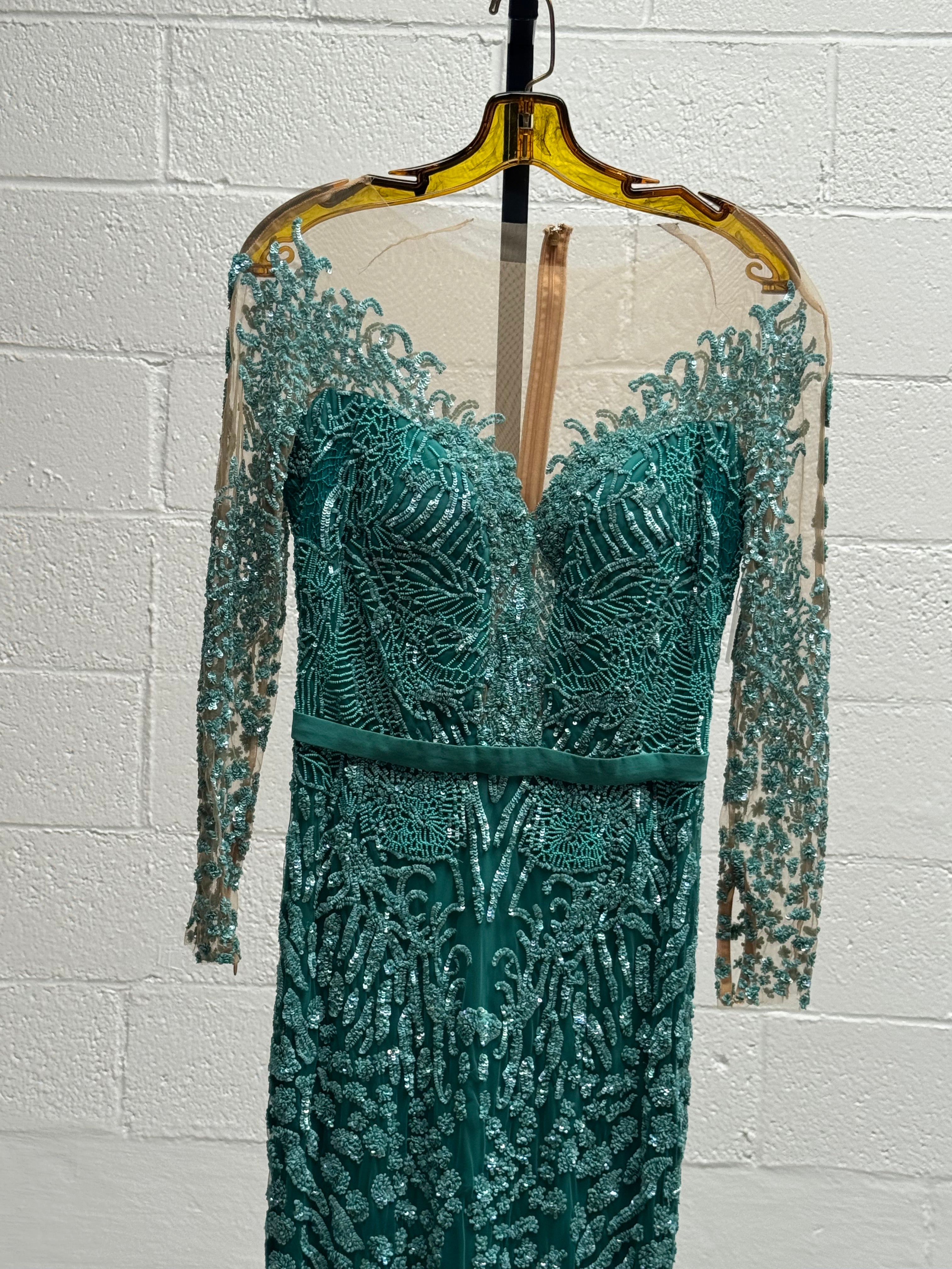 Baby Blue Embellished gown