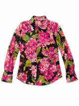 Floral Silk Chiffon Shirt
