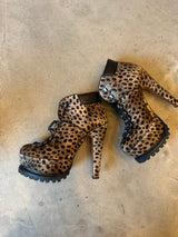 Leopard Calf Skin Booted