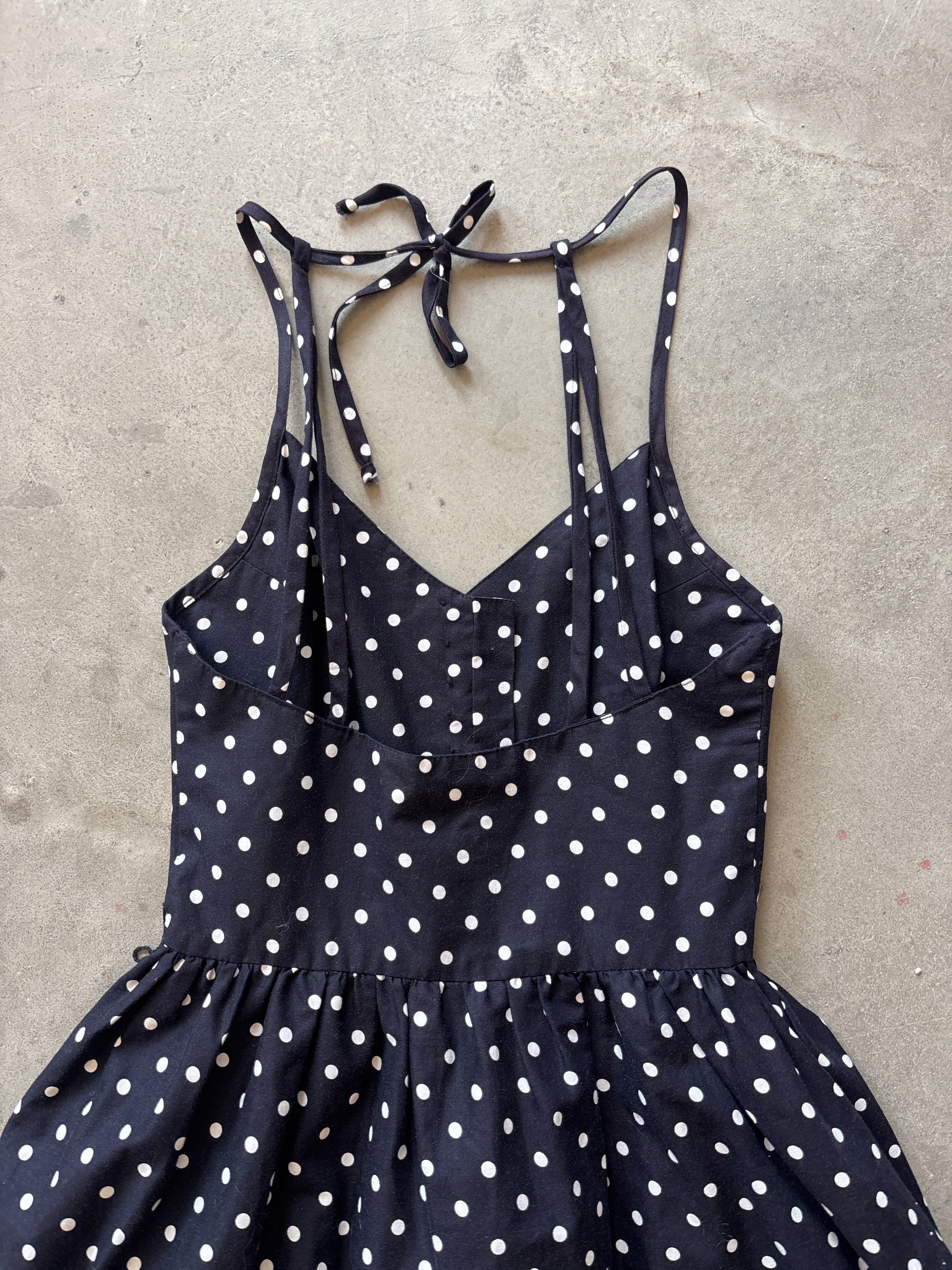 Vintage Polkadot Mini Dress
