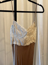Lace and Satin Tank