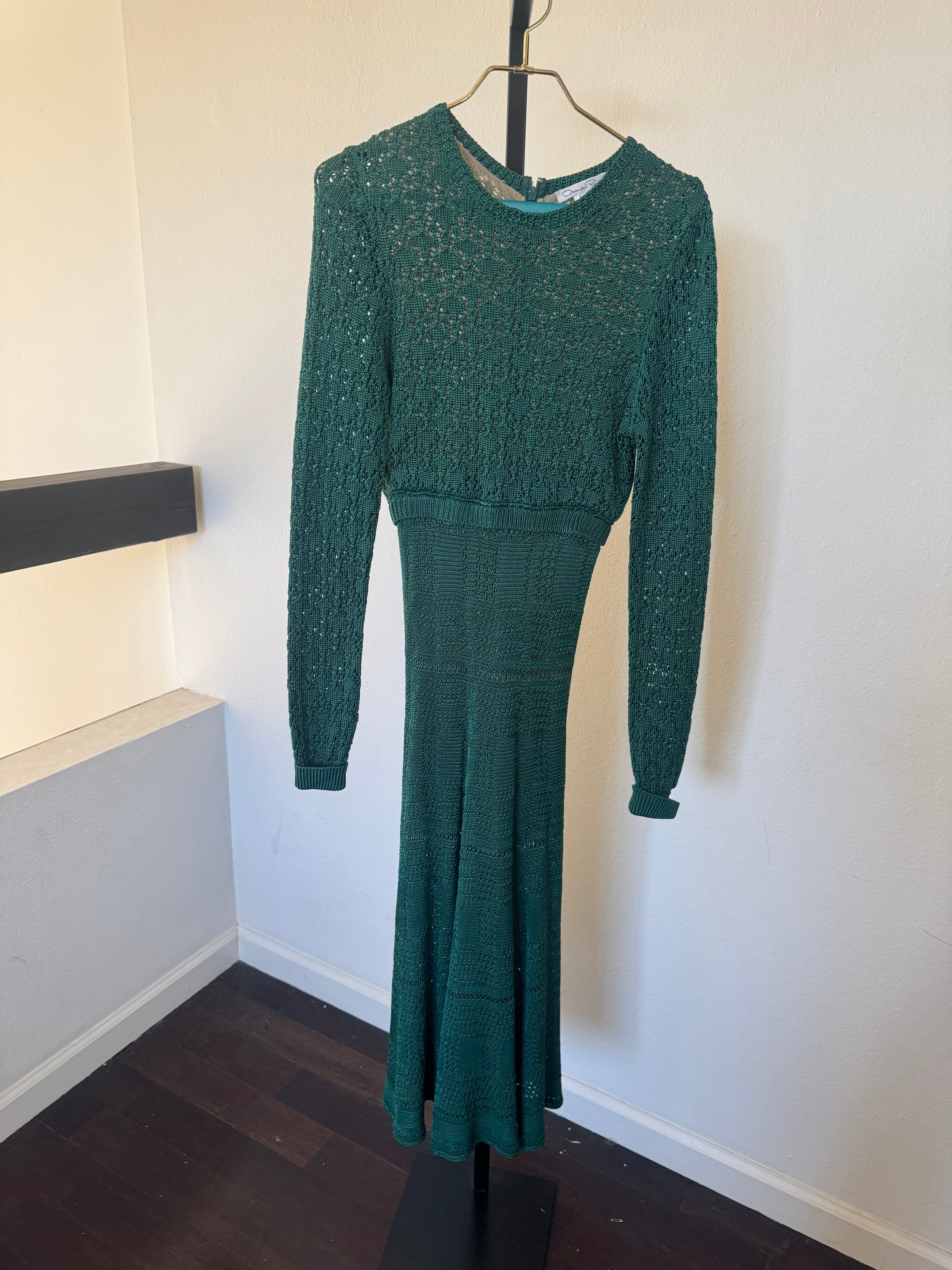 Green Knit Dress