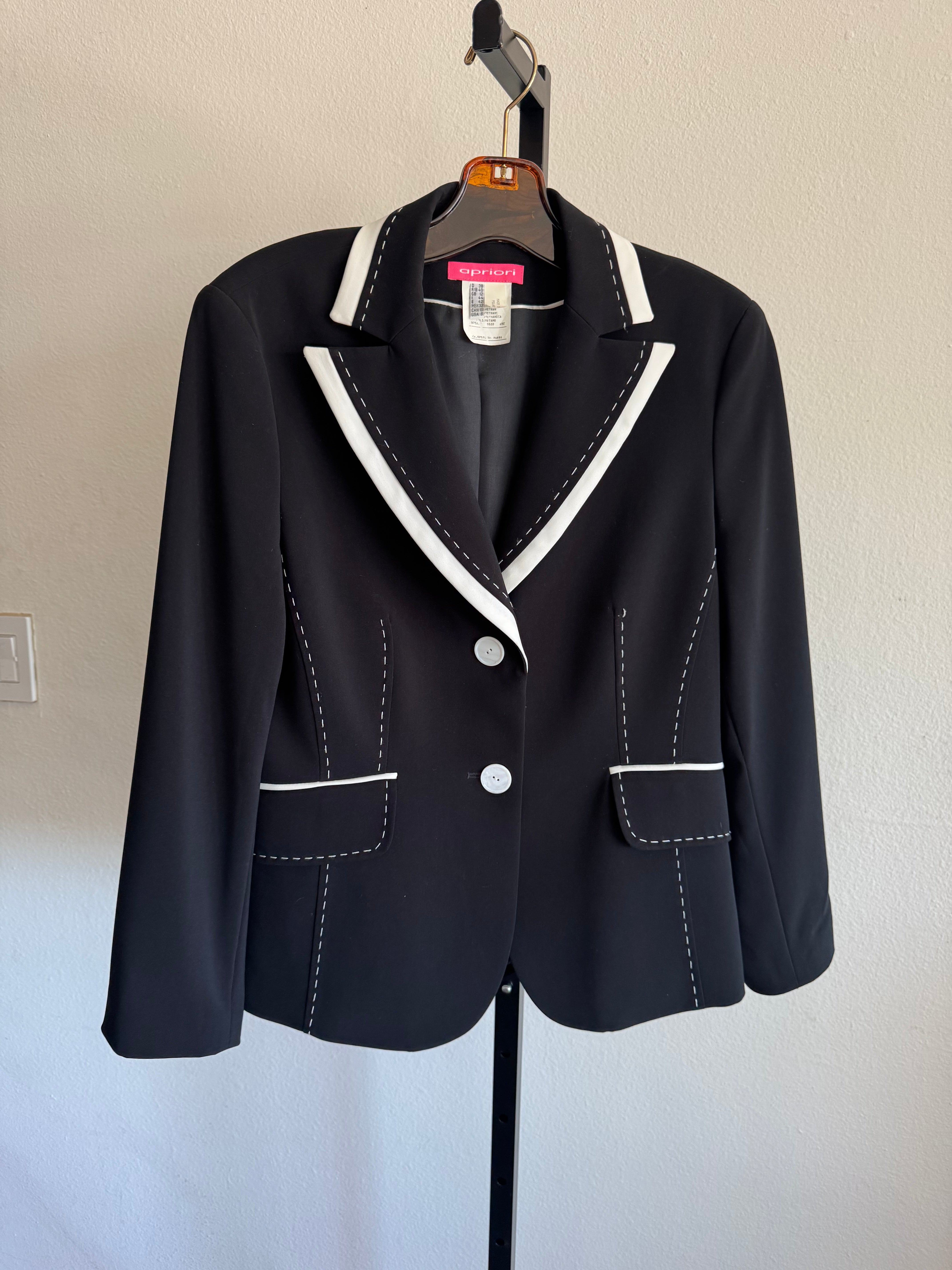 Black and White Blazer