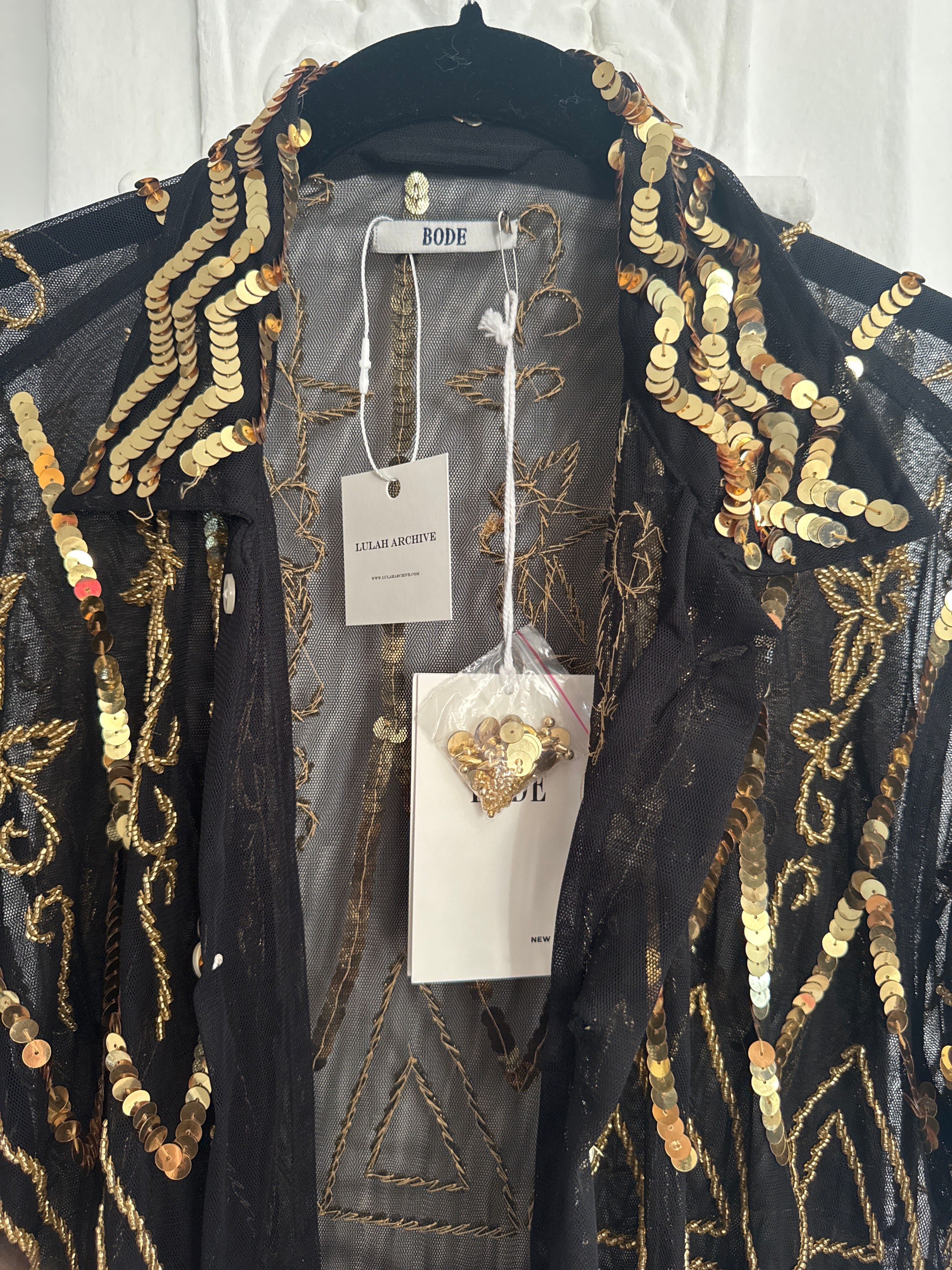 "After Party" Embellished Shirt