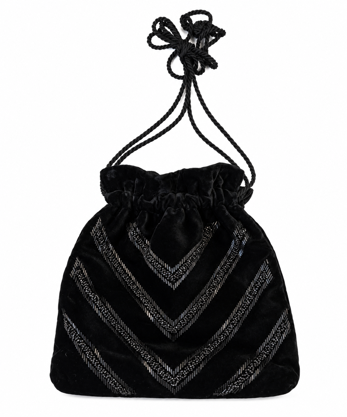 Velvet Vintage beaded bag
