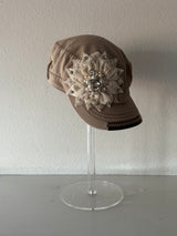 Cap with floral detail