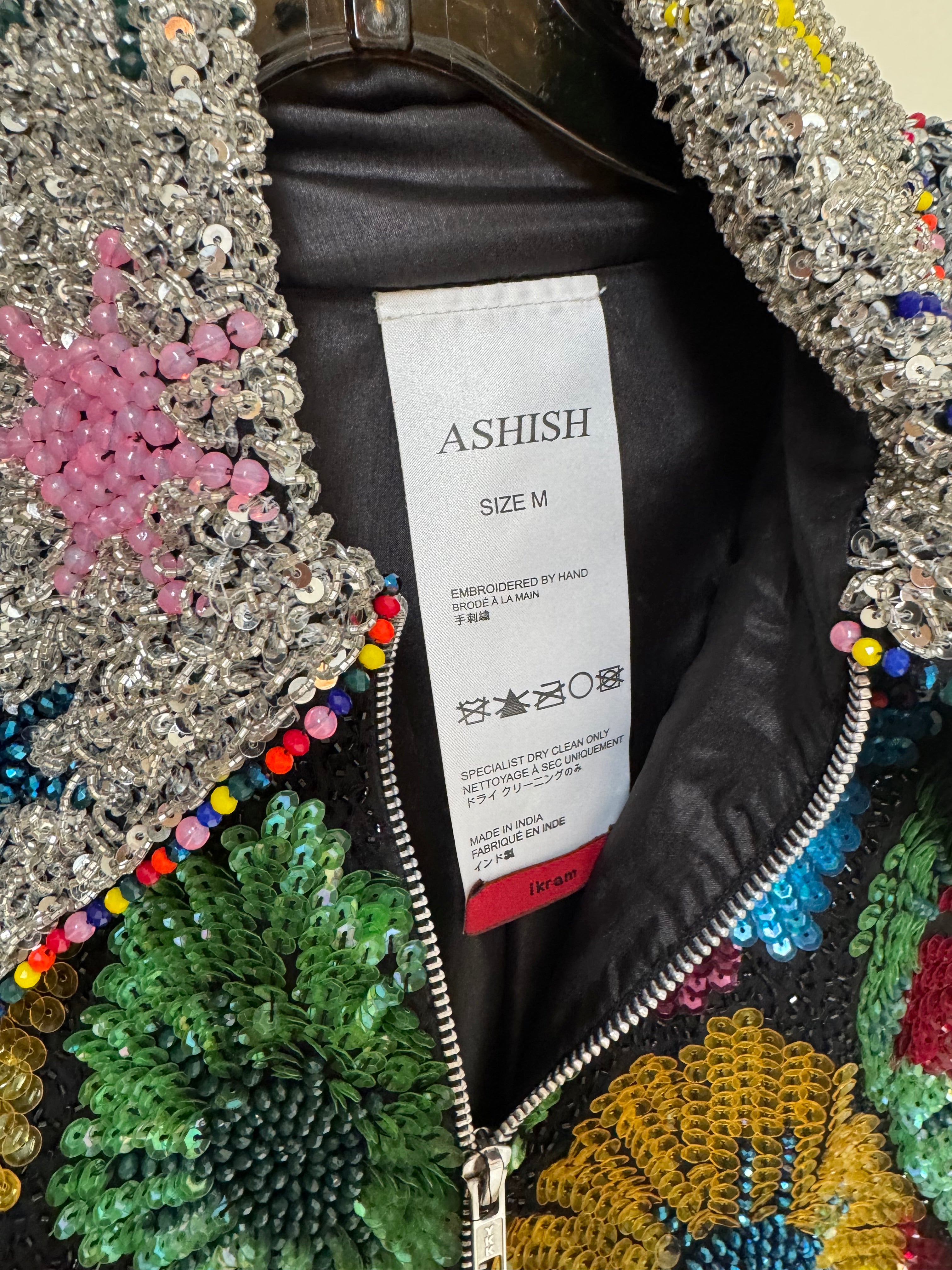 Sequins Biker Jacket