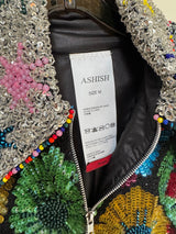 Sequins Biker Jacket