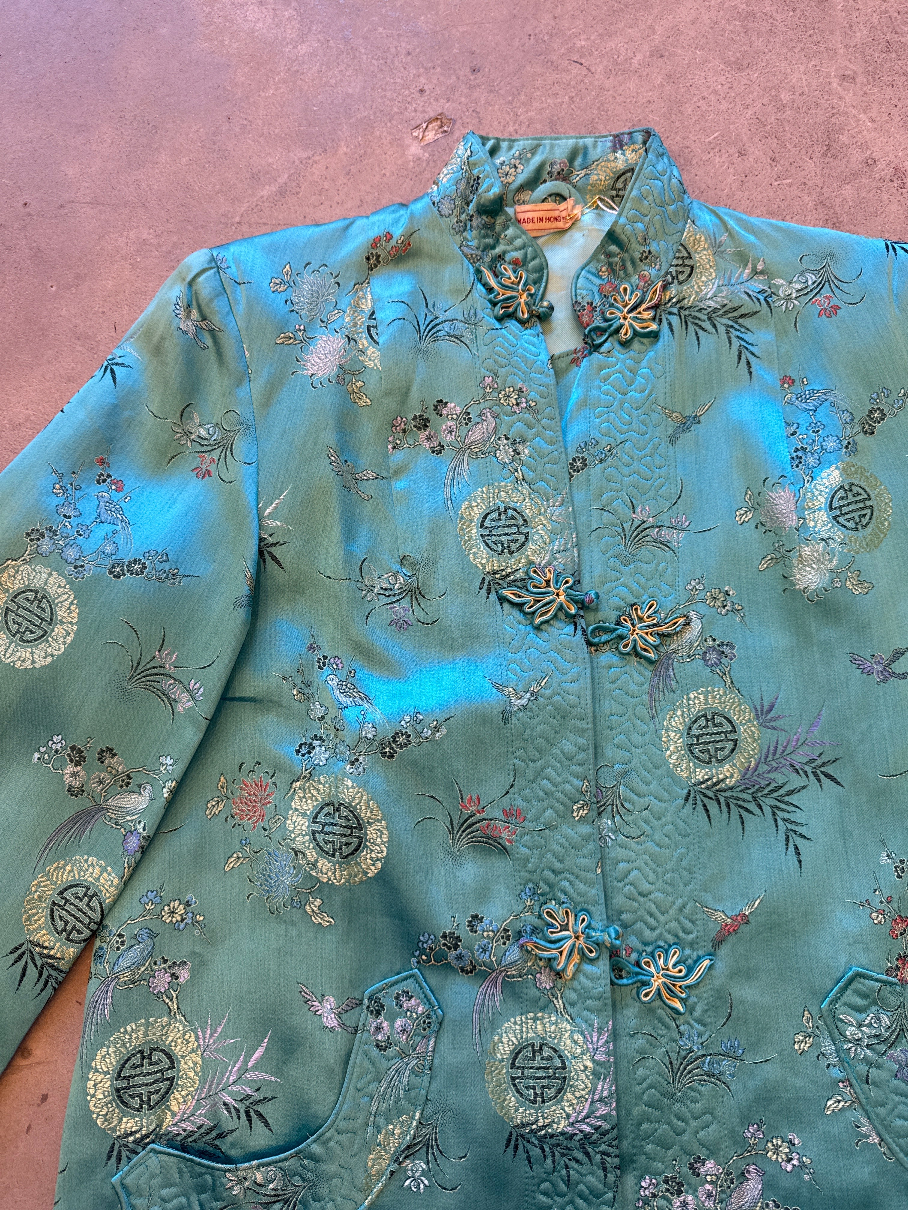 Embroidered Blue Kimono