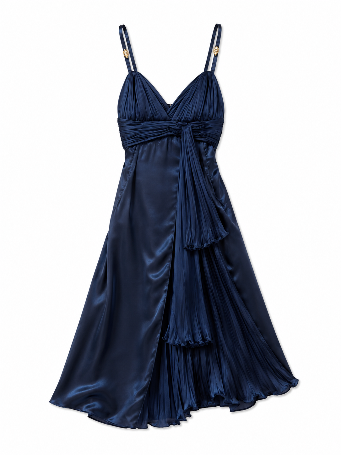 Navy Blue Silk Dress 2010