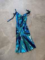 Vintage Silk Bias Cut Dress