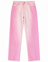 Vintage Pink Gradient Shimmer Jeans