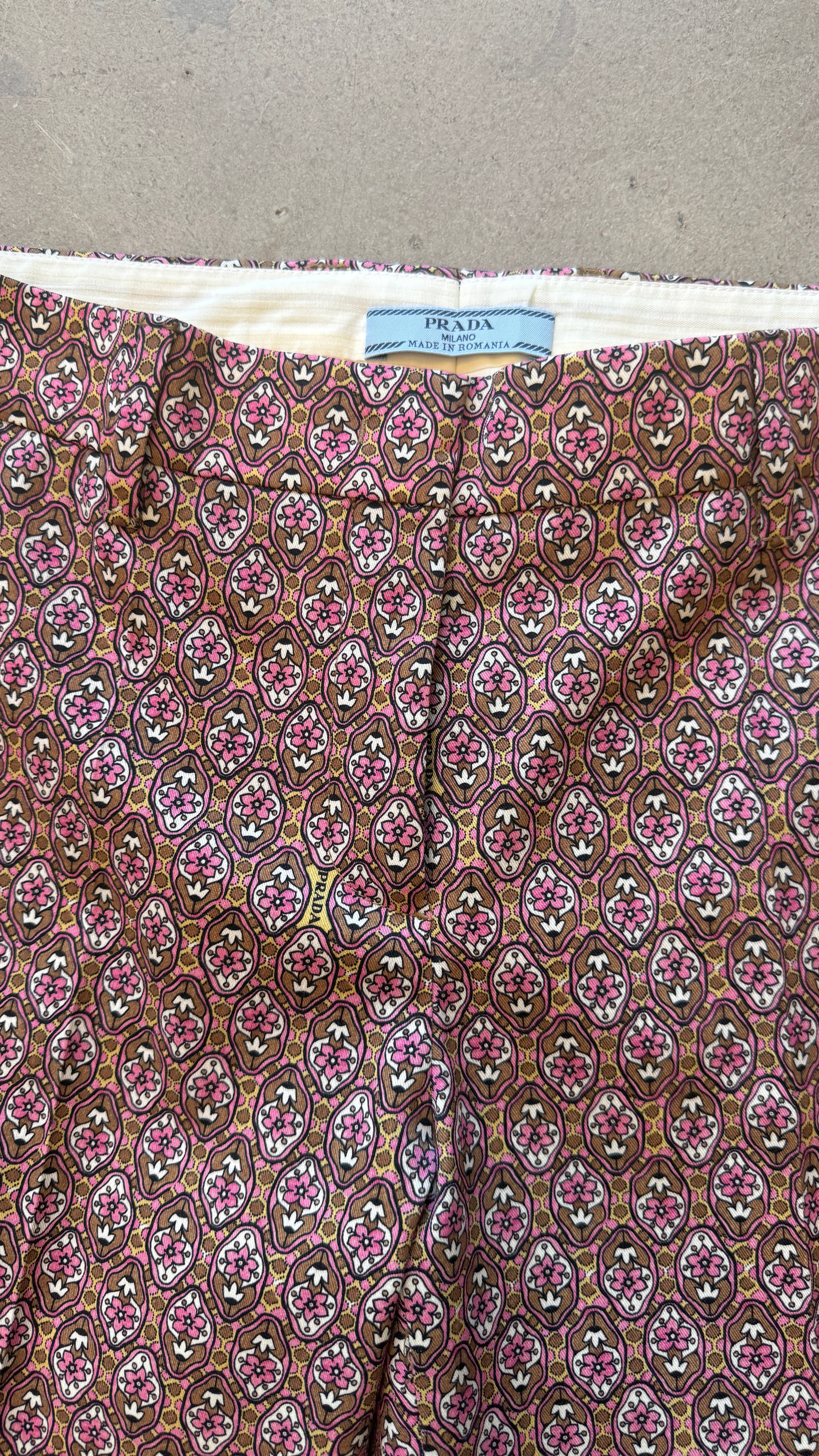 Patterned Pink Pants
