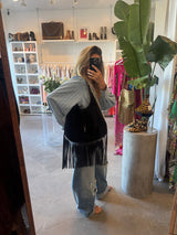 Gucci New Jackie Nouveau Fringe Hobo Bag
Black Suede | Circa 2014