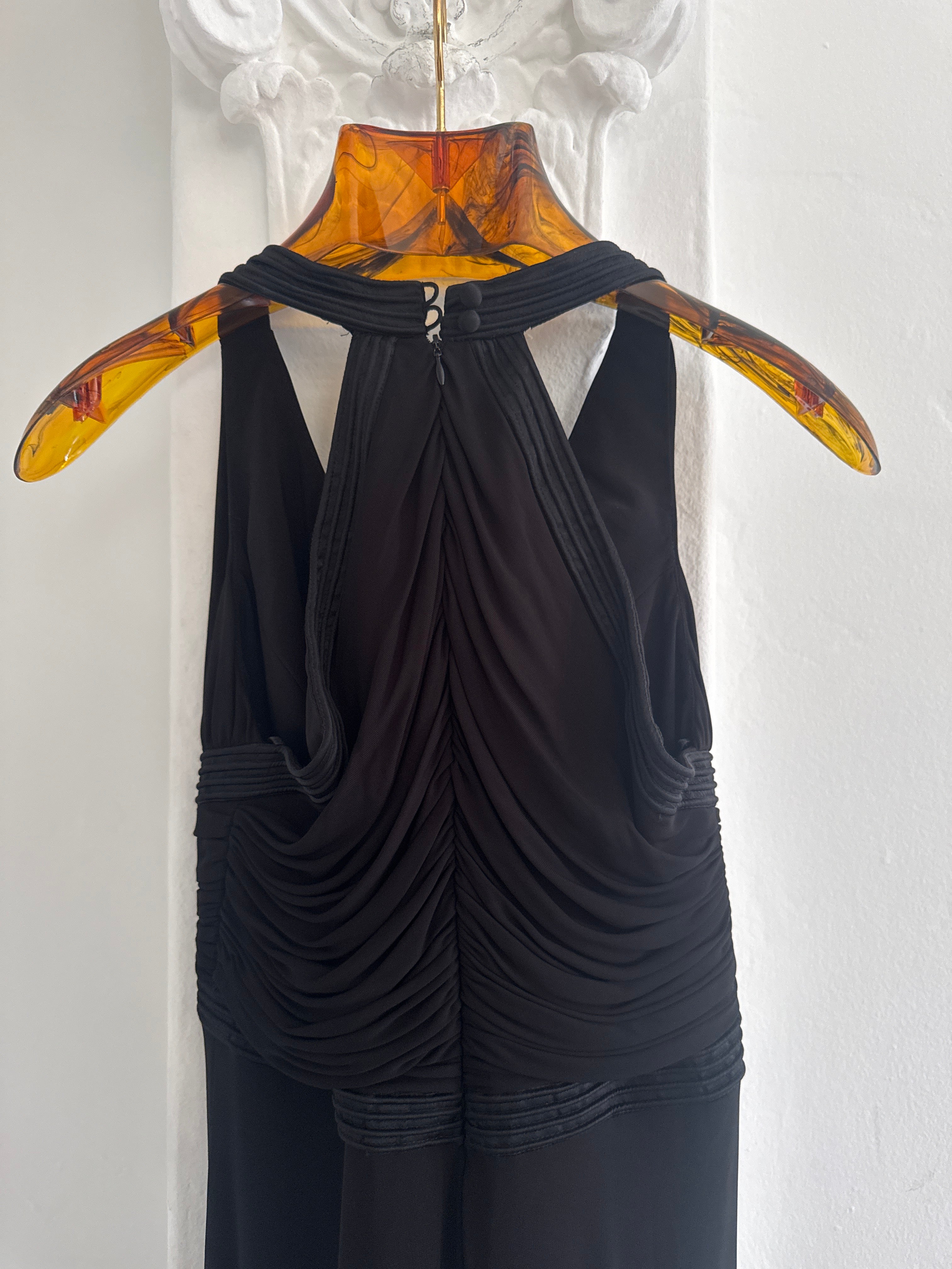 Halter Style Ruched dress with Empire Waist