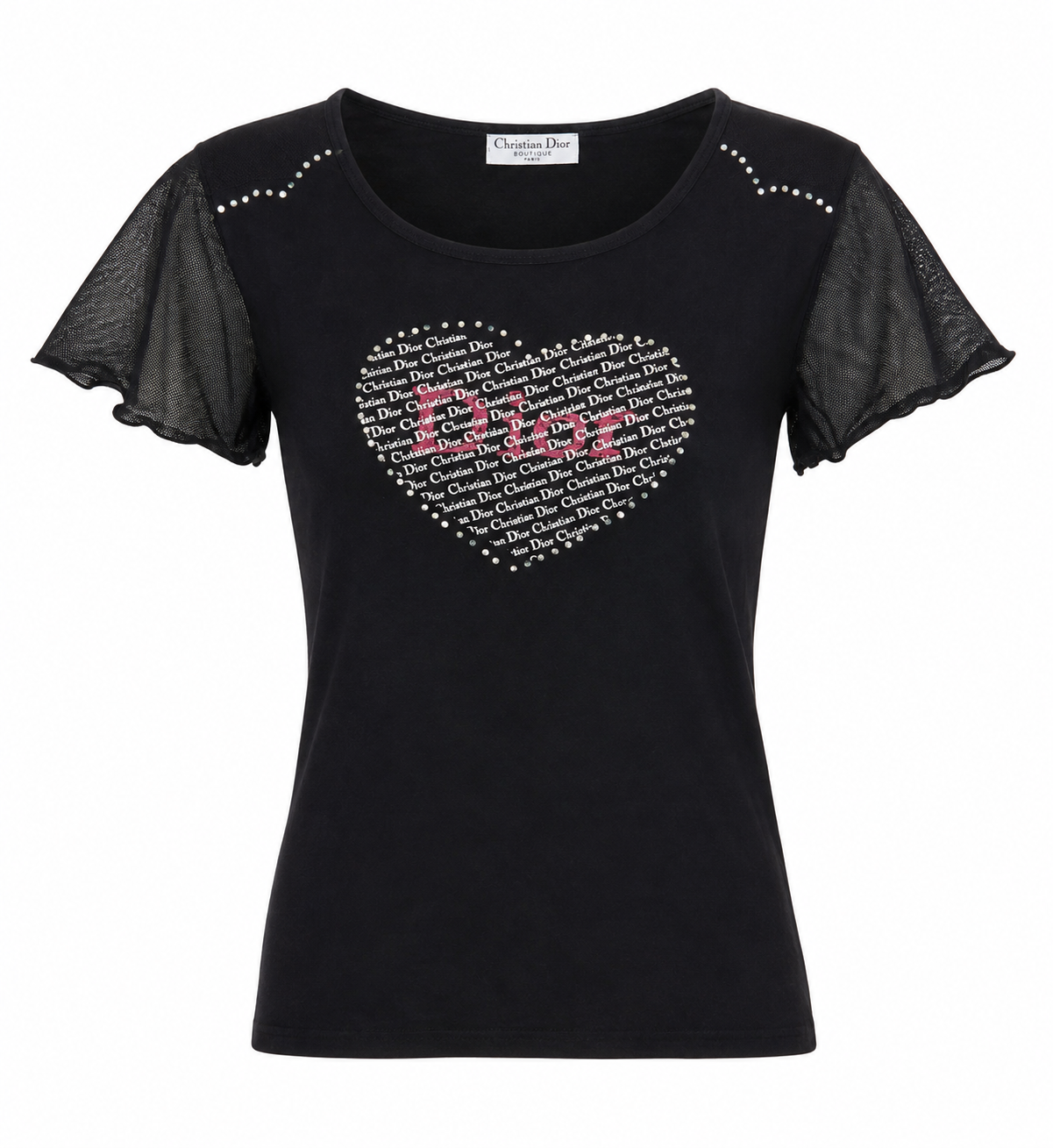 Mesh Sleeve T-shirt