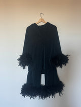 Glitter & Feather Pant and Top Set