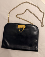 Gancini Leather Crossbody Bag