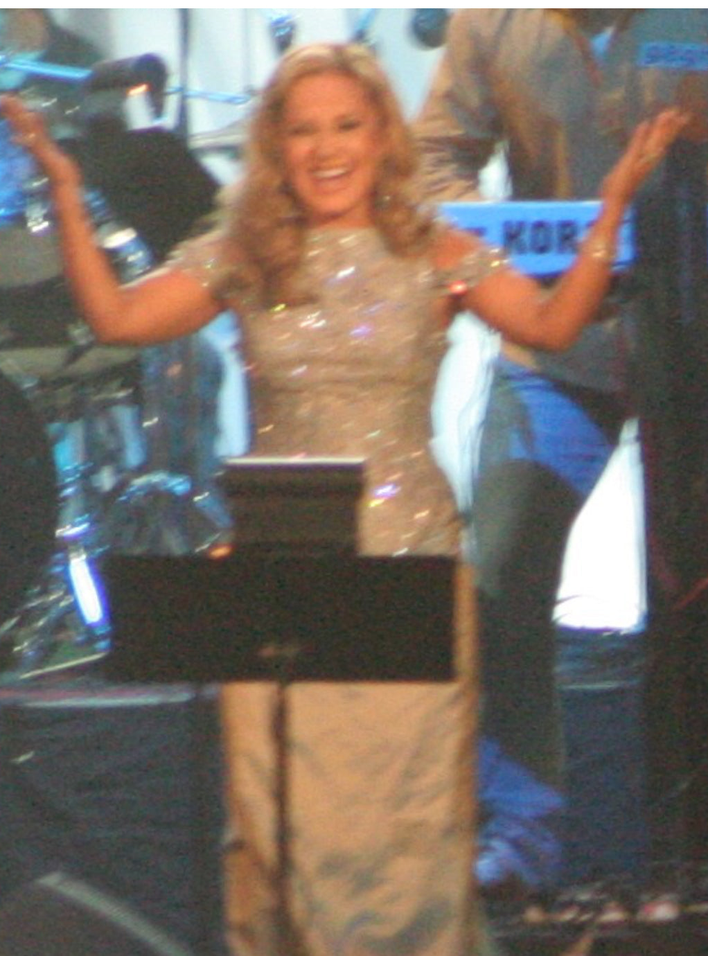 Beaded Gown with Metallic Mermaid Skirt