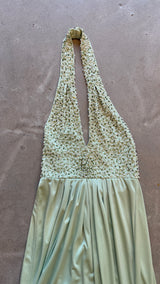 Light Green Beaded Dress