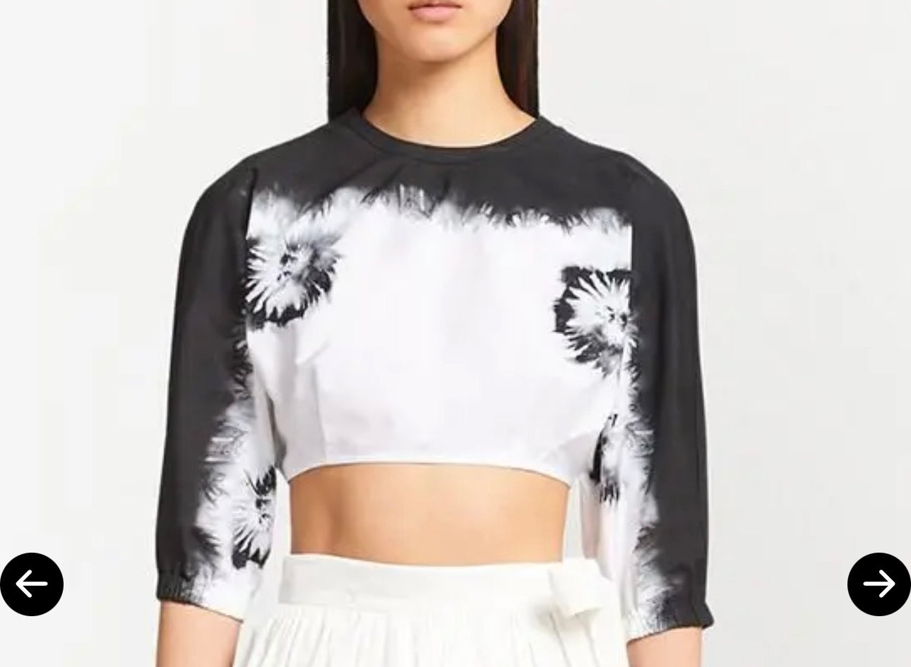 Poplin Tie Dye Top