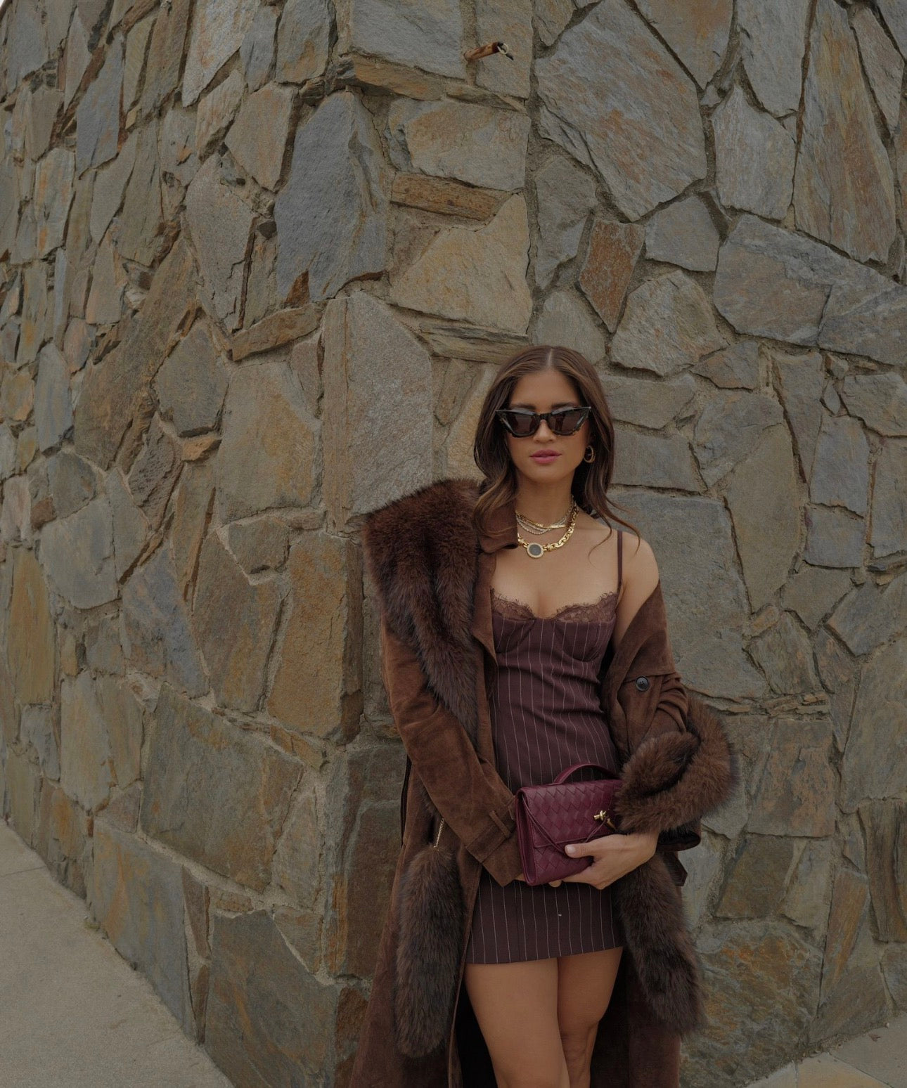 Tobacco Mini Dress